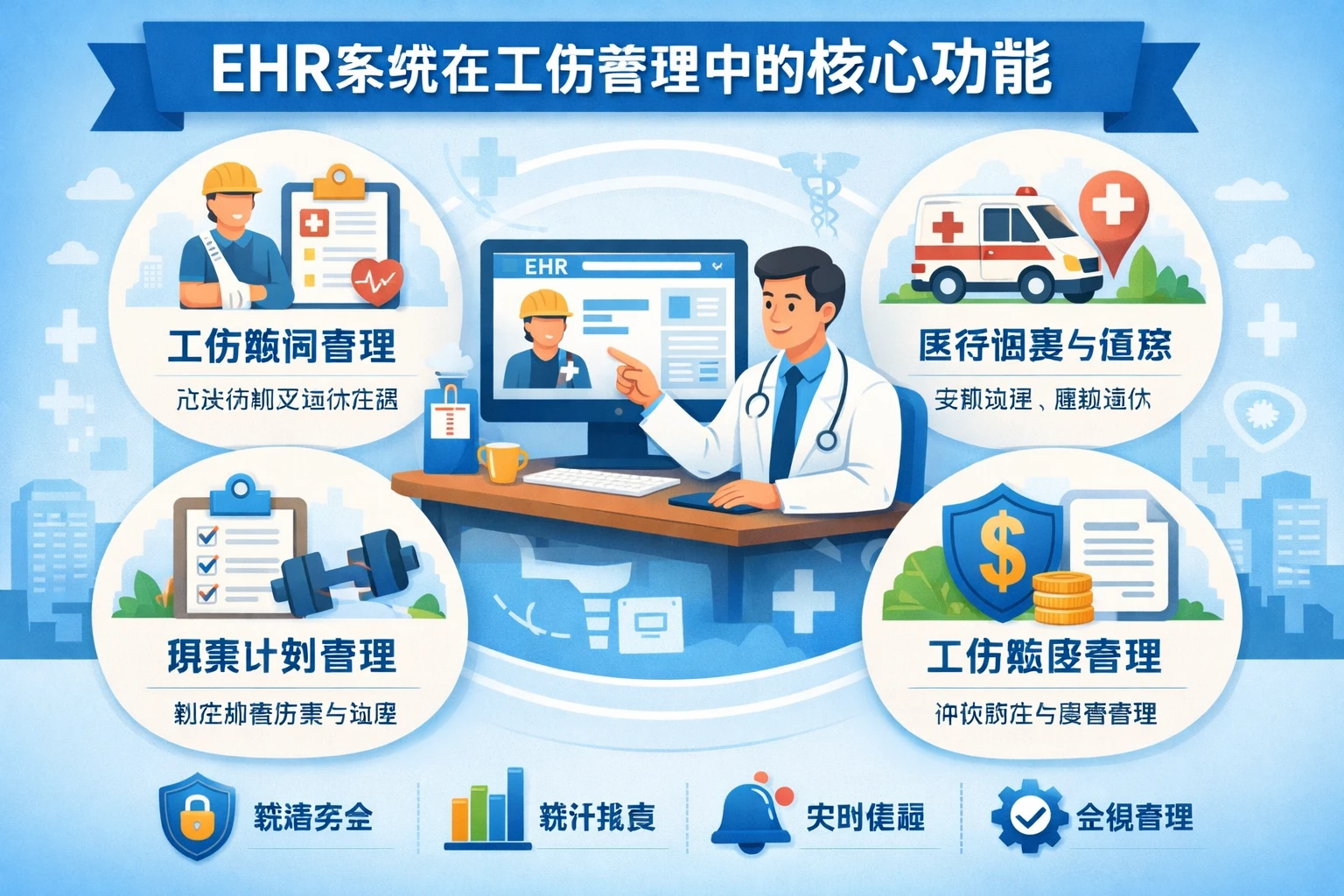 EHR系统在工伤管理中的核心功能