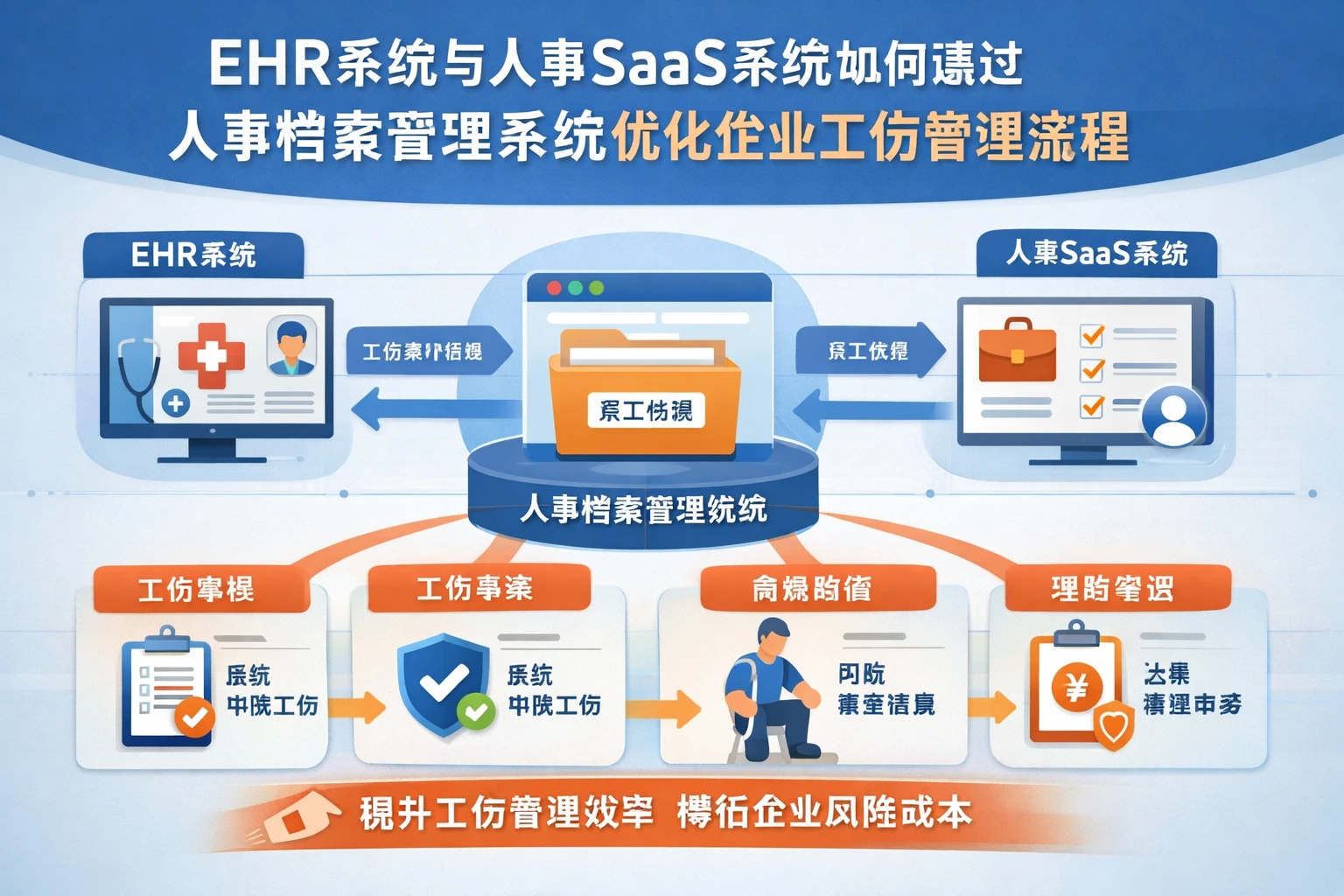 ehr系统与人事SaaS系统如何通过人事档案管理系统优化企业工伤管理流程
