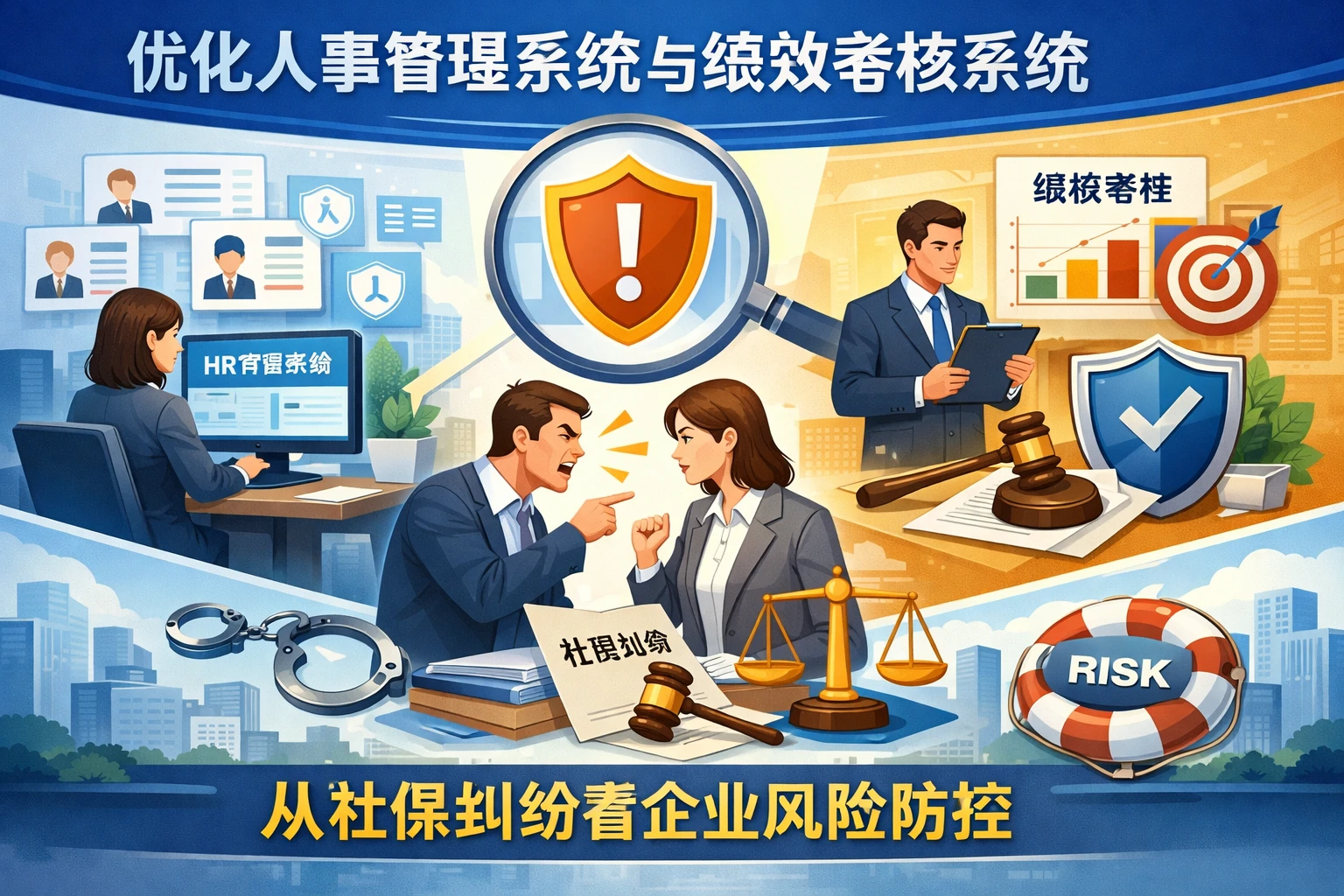 优化人事管理系统与绩效考核系统：从社保纠纷看企业风险防控