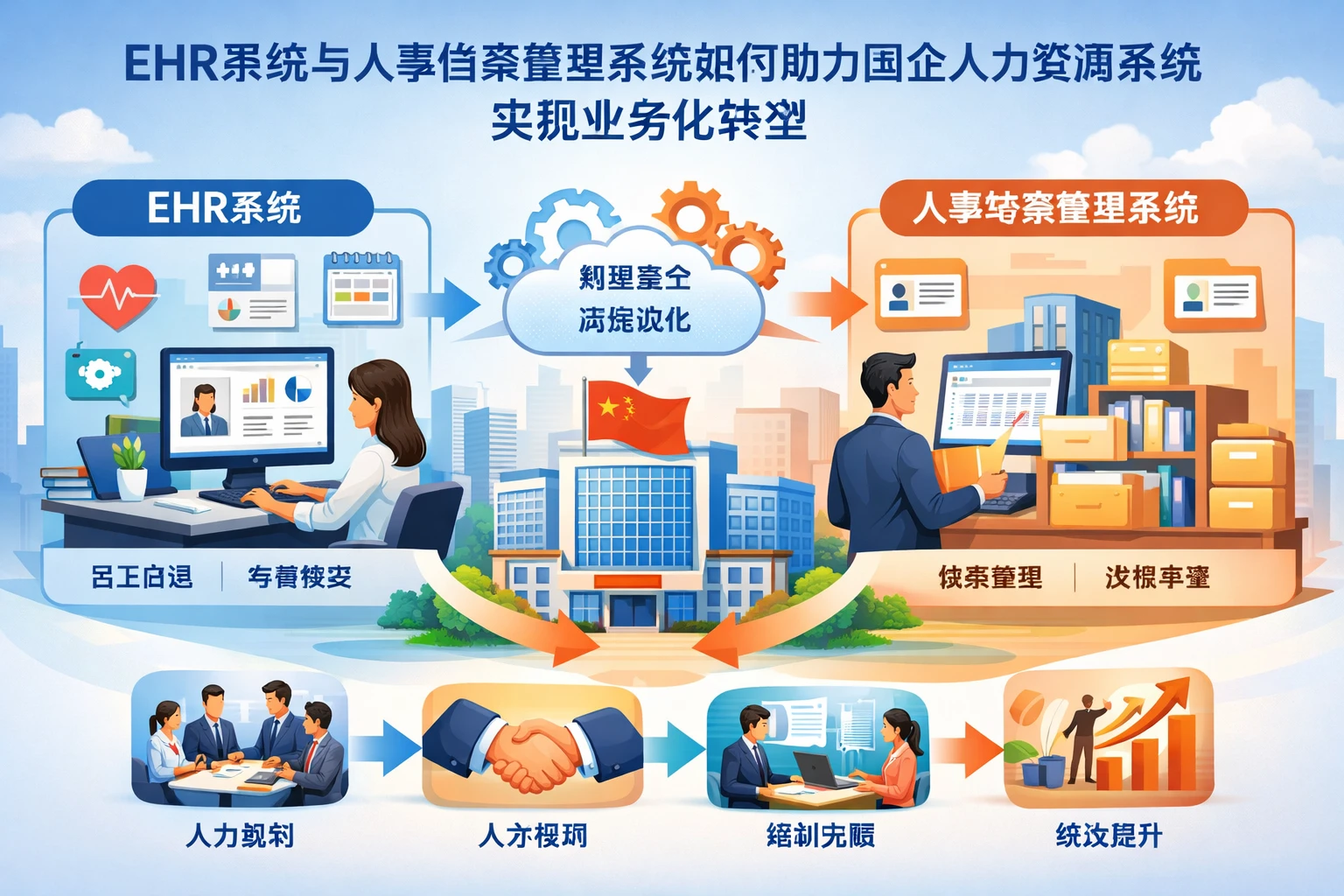 ehr系统与人事档案管理系统如何助力国企人力资源系统实现业务化转型