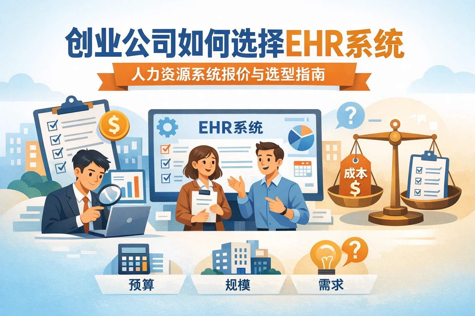 创业公司如何选择ehr系统：人力资源系统报价与选型指南