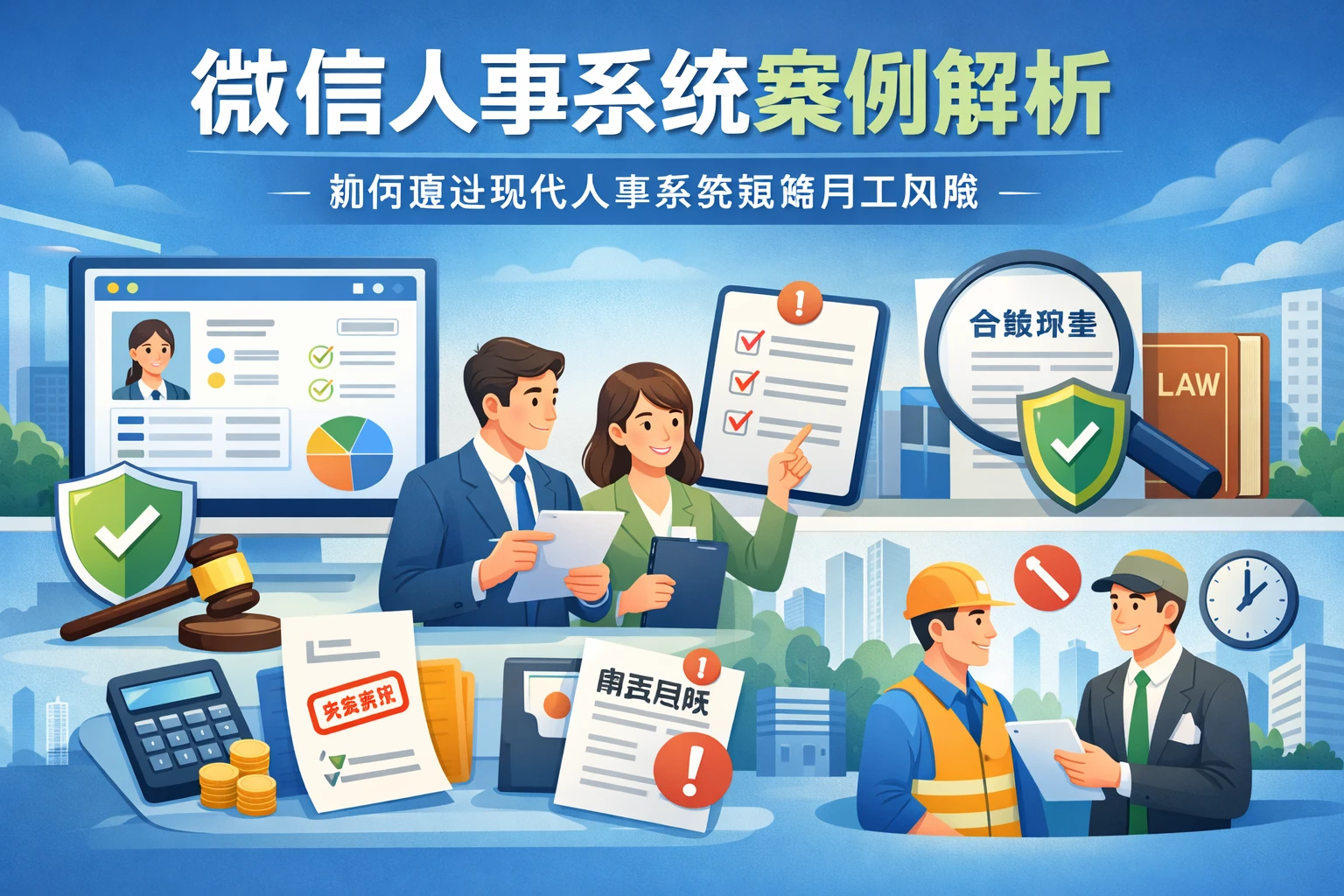 微信人事系统案例解析：如何通过现代人事系统规避用工风险