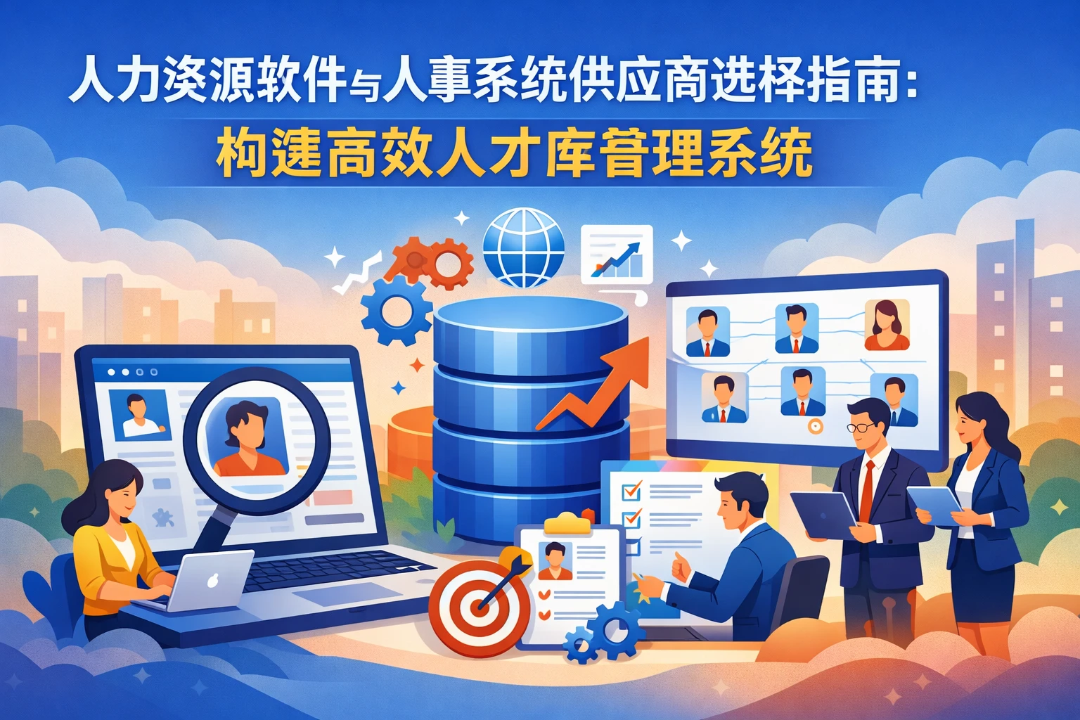 人力资源软件与人事系统供应商选择指南：构建高效人才库管理系统