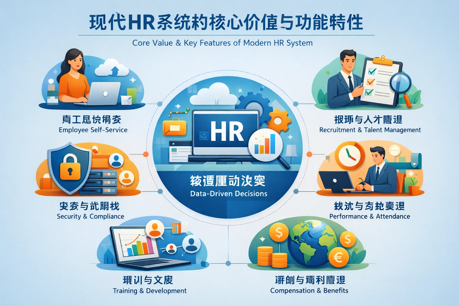 现代HR系统的核心价值与功能特性