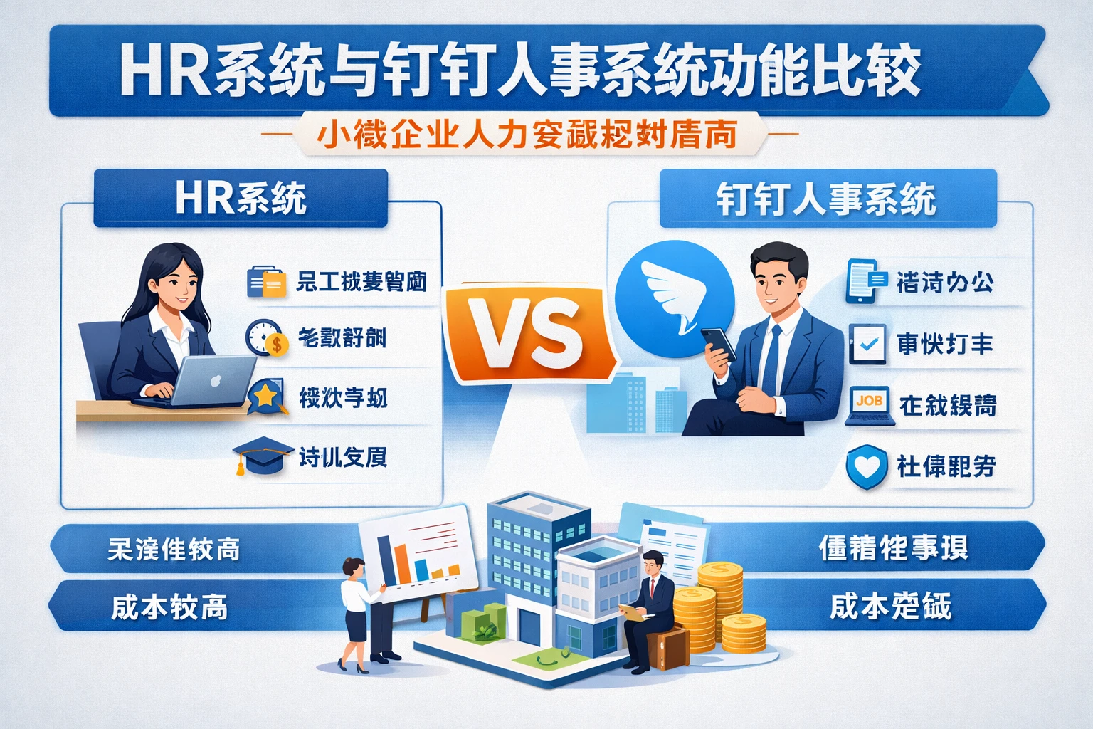 HR系统与钉钉人事系统功能比较：小微企业人力资源规划指南