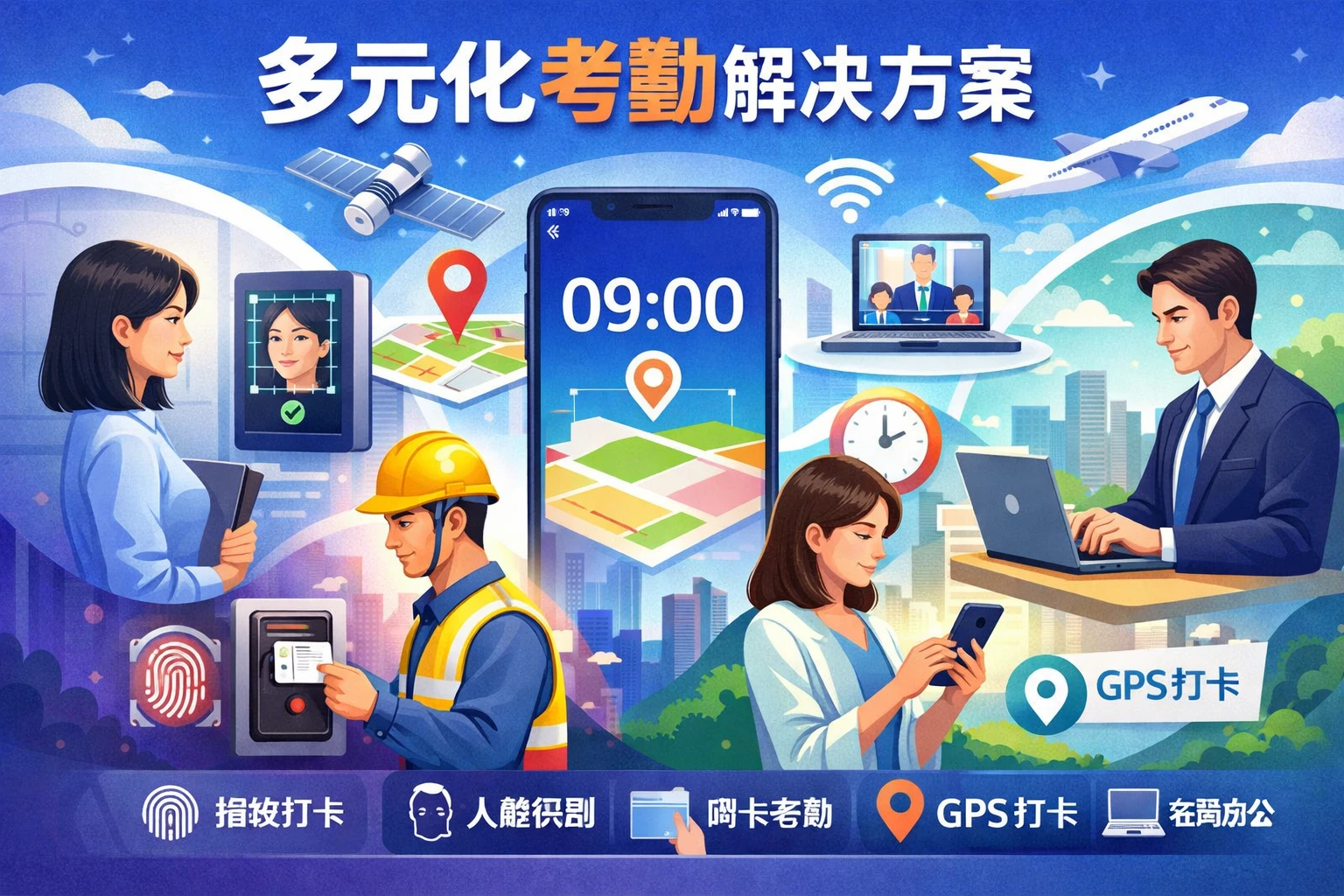 多元化考勤解决方案
