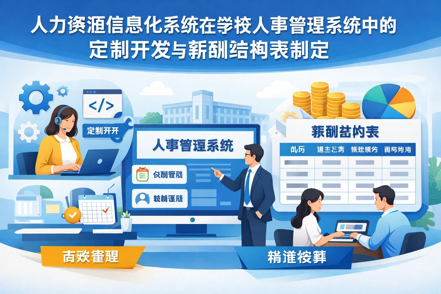 人力资源信息化系统在学校人事管理系统中的定制开发与薪酬结构表制定