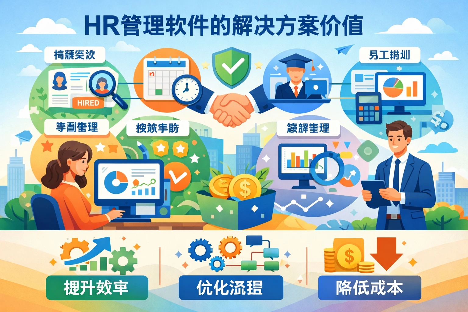 HR管理软件的解决方案价值