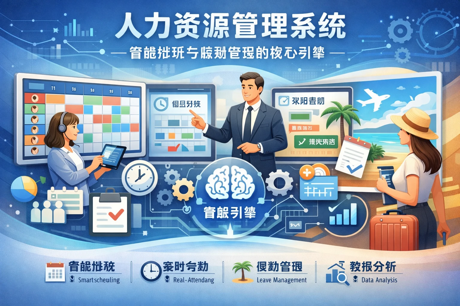 人力资源管理系统：智能排班与假期管理的核心引擎