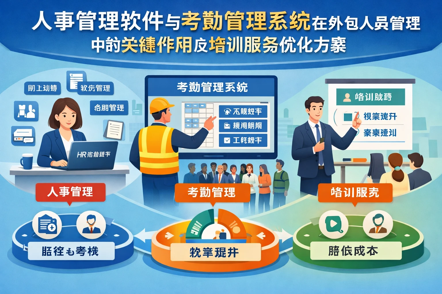 人事管理软件与考勤管理系统在外包人员管理中的关键作用及培训服务优化方案
