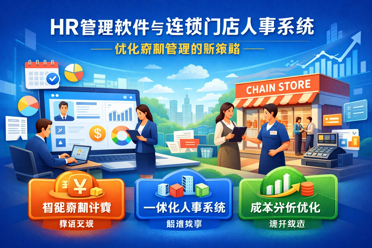 HR管理软件与连锁门店人事系统：优化薪酬管理的新策略