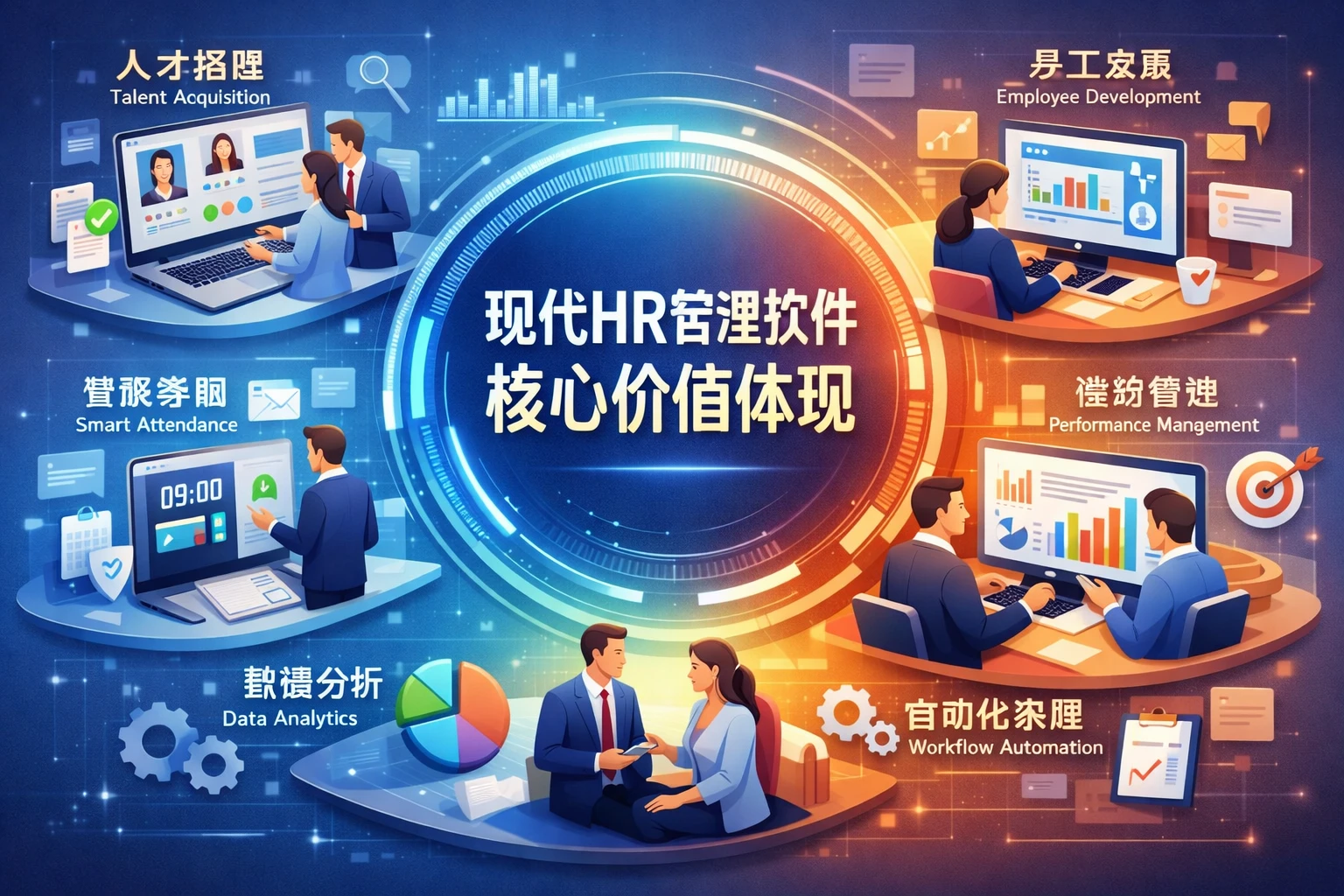 现代HR管理软件的核心价值体现