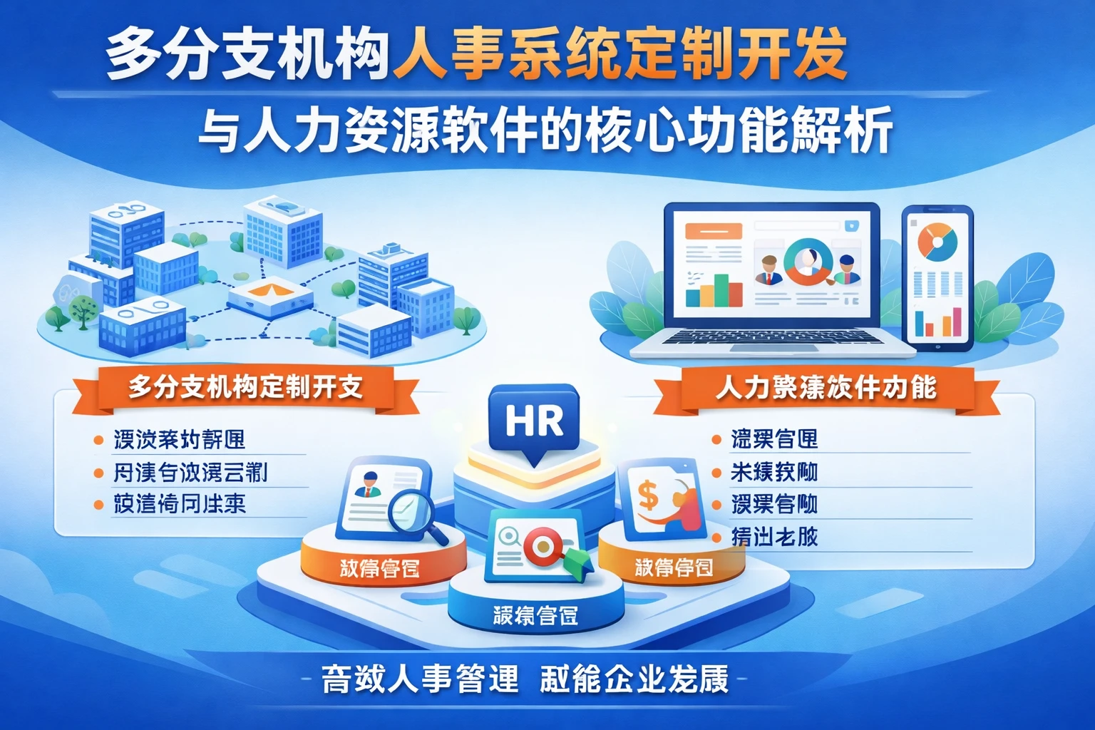 多分支机构人事系统定制开发与人力资源软件的核心功能解析