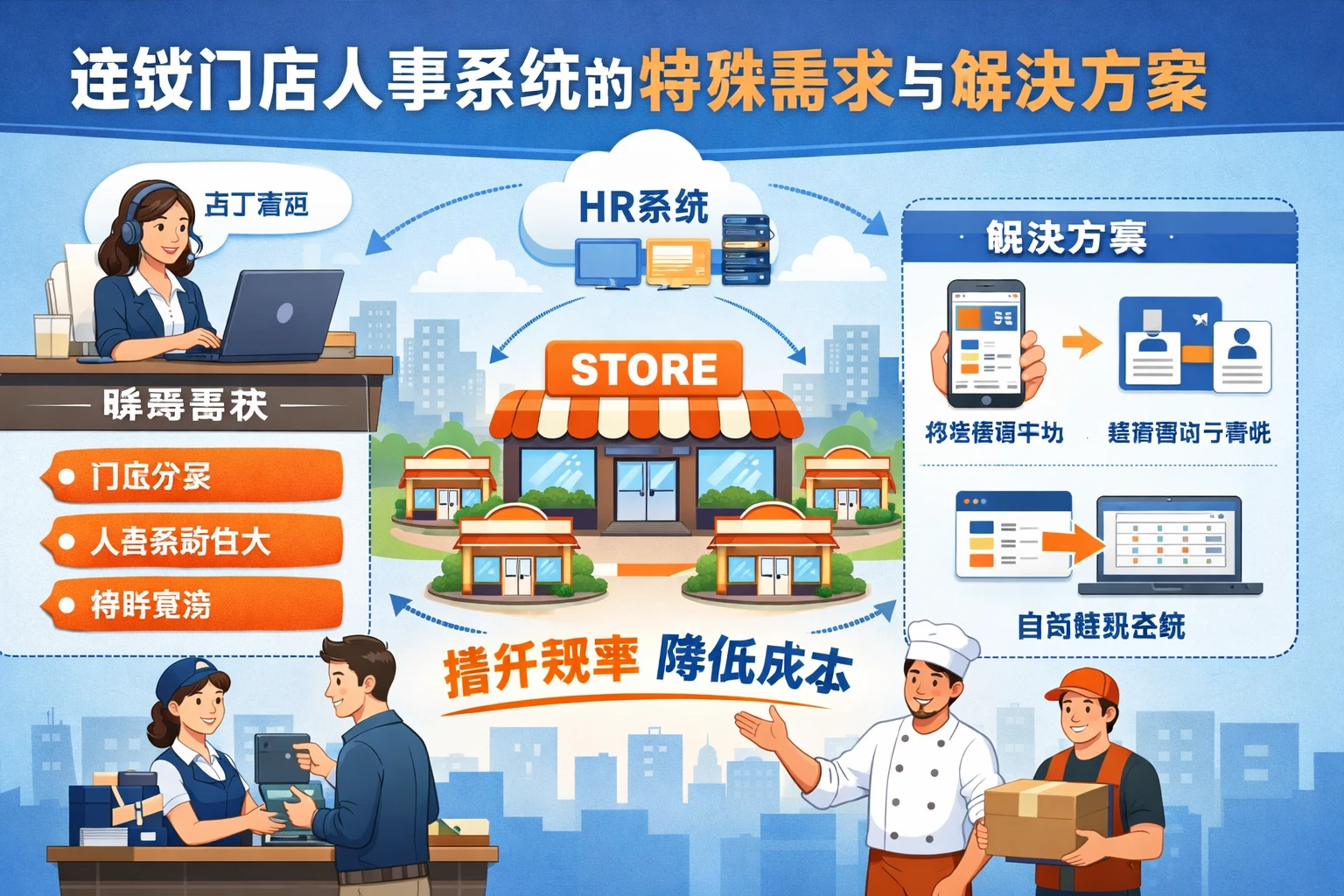 连锁门店人事系统的特殊需求与解决方案