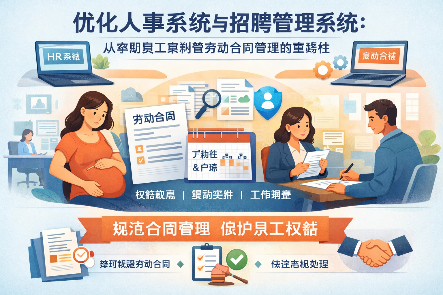优化人事系统与招聘管理系统:从孕期员工案例看劳动合同管理的重要性