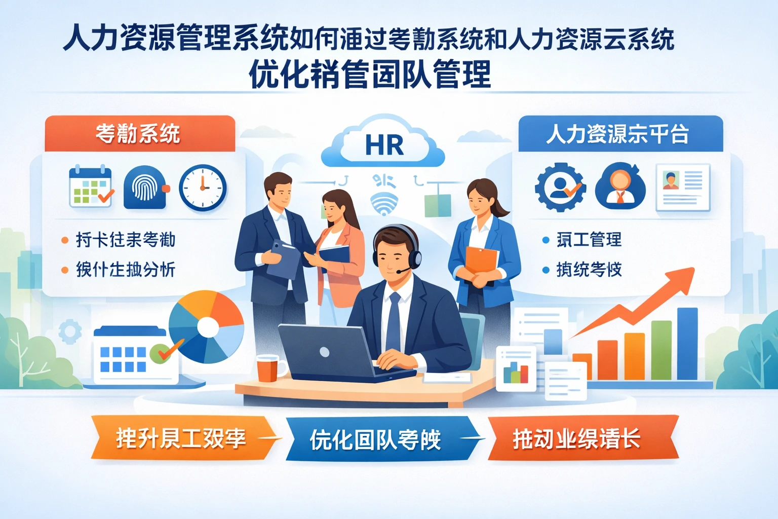 人力资源管理系统如何通过考勤系统和人力资源云系统优化销售团队管理