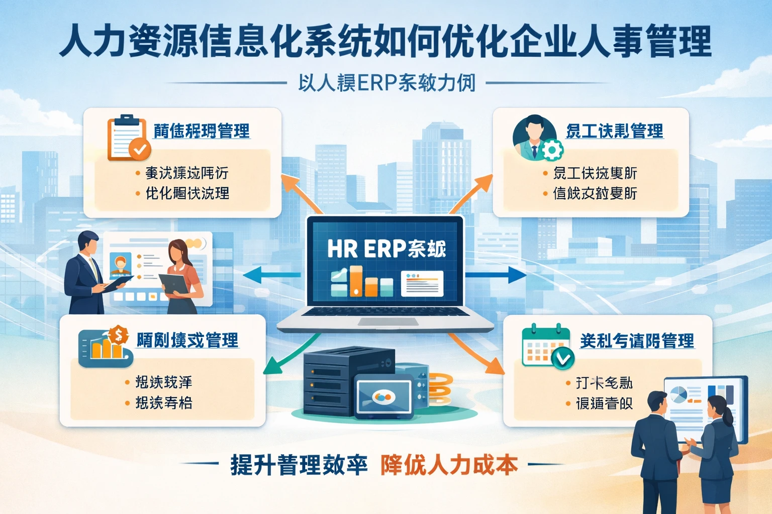 人力资源信息化系统如何优化企业人事管理——以人事ERP系统为例