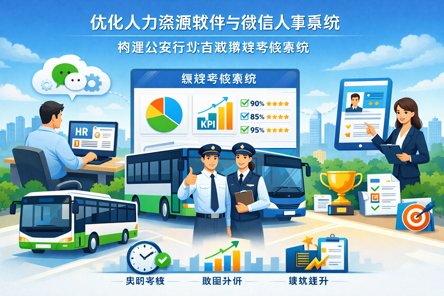 优化人力资源软件与微信人事系统，构建公交行业高效绩效考核系统