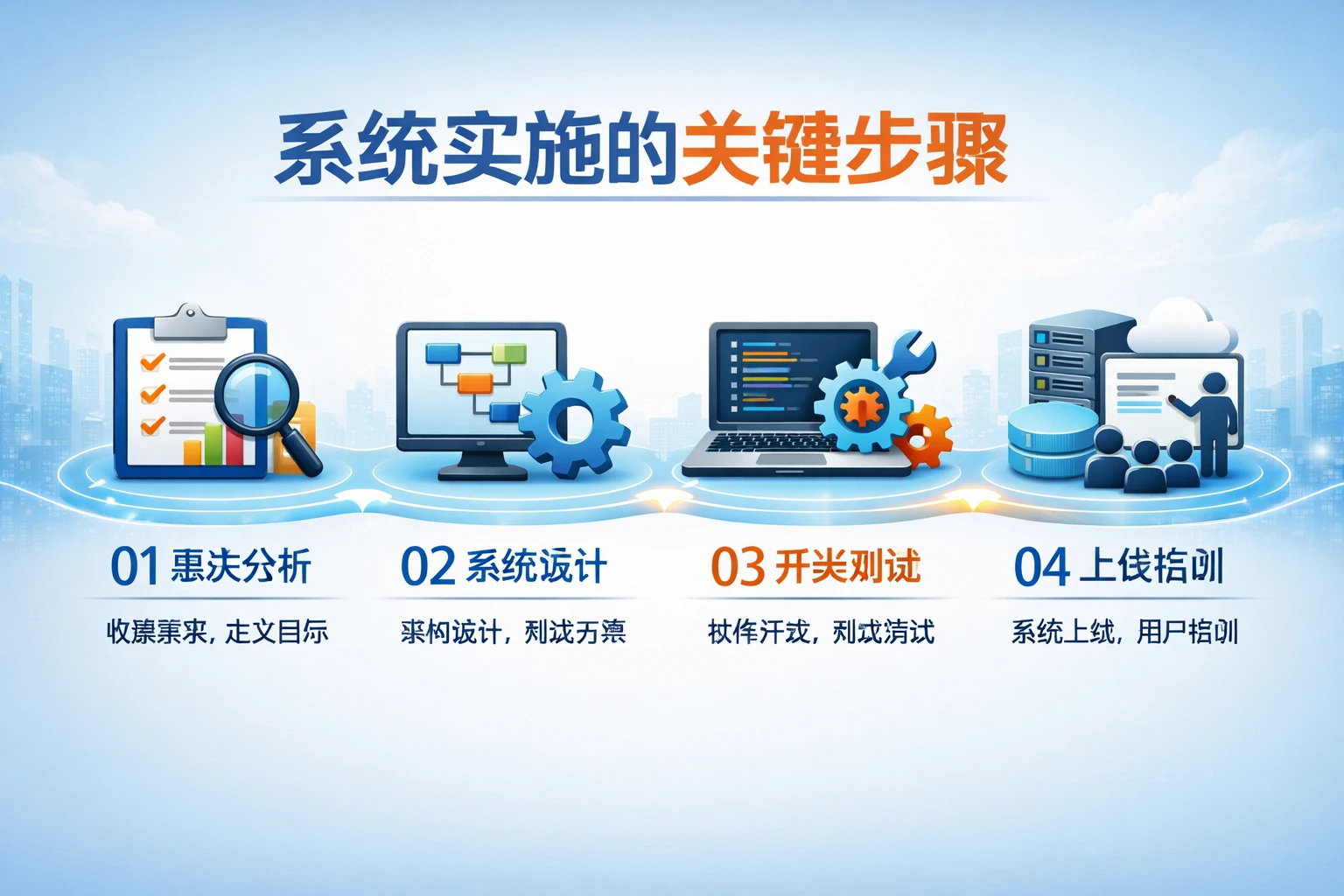 系统实施的关键步骤