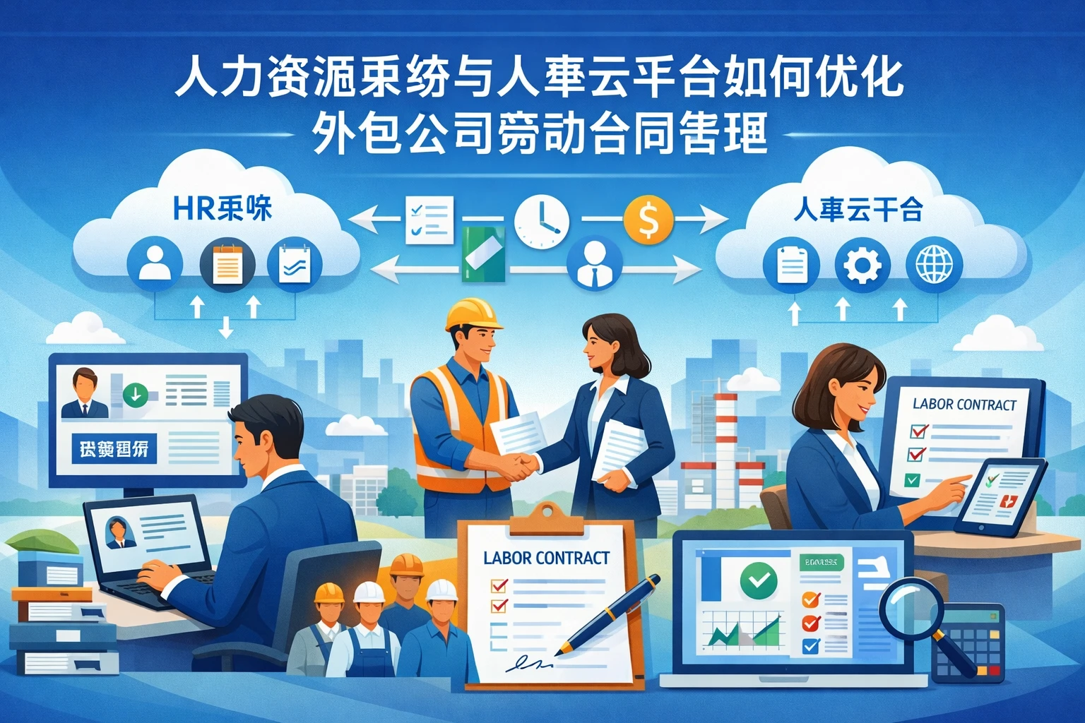人力资源系统与人事云平台如何优化外包公司劳动合同管理