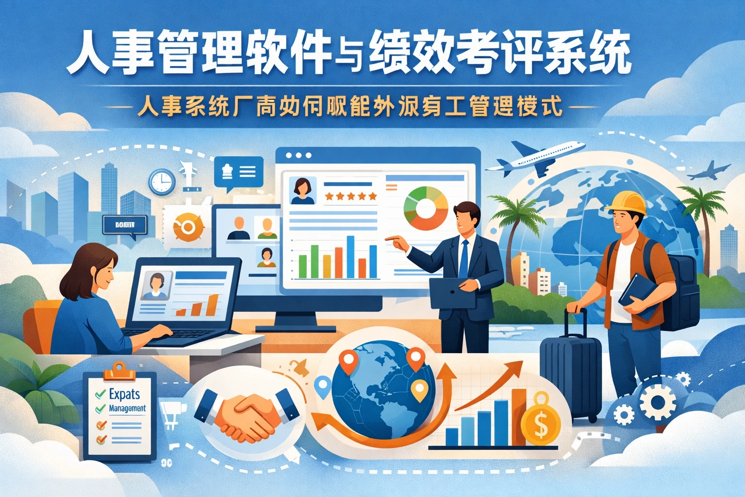 人事管理软件与绩效考评系统：人事系统厂商如何赋能外派员工管理模式