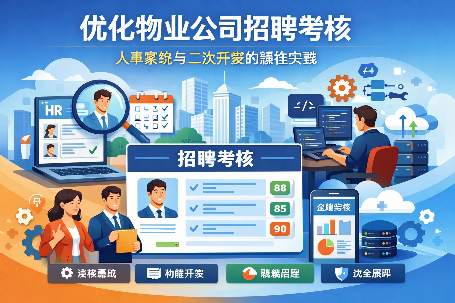 优化物业公司招聘考核：人事系统与二次开发的最佳实践