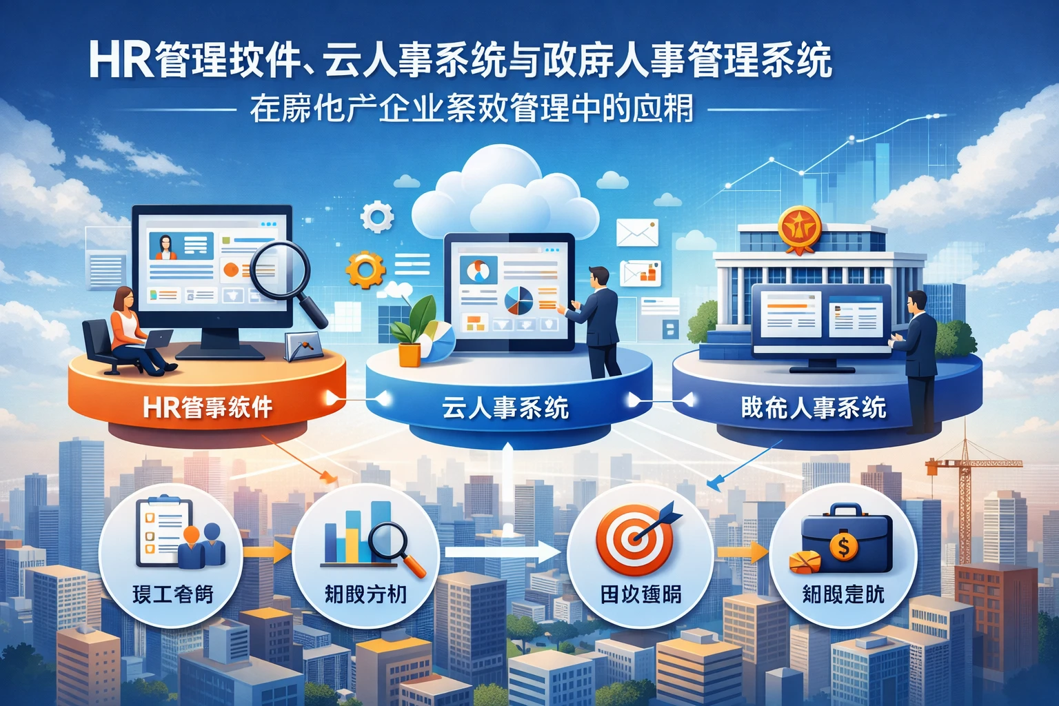 HR管理软件、云人事系统与政府人事管理系统在房地产企业绩效管理中的应用