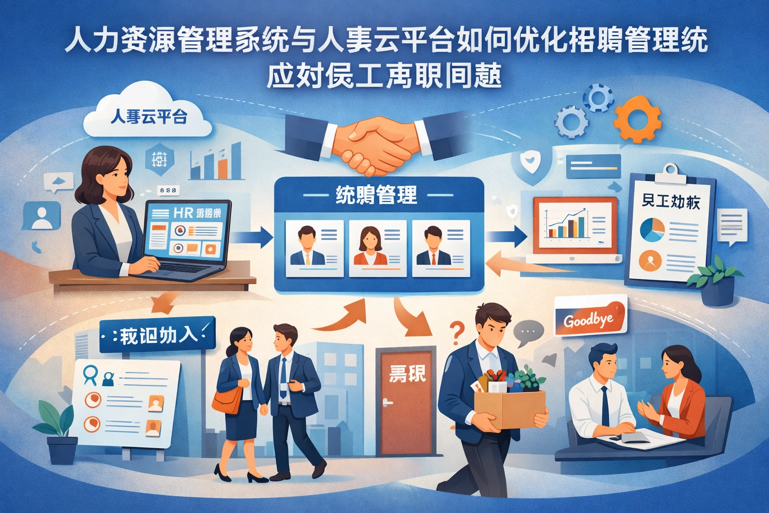 人力资源管理系统与人事云平台如何优化招聘管理系统应对员工离职问题