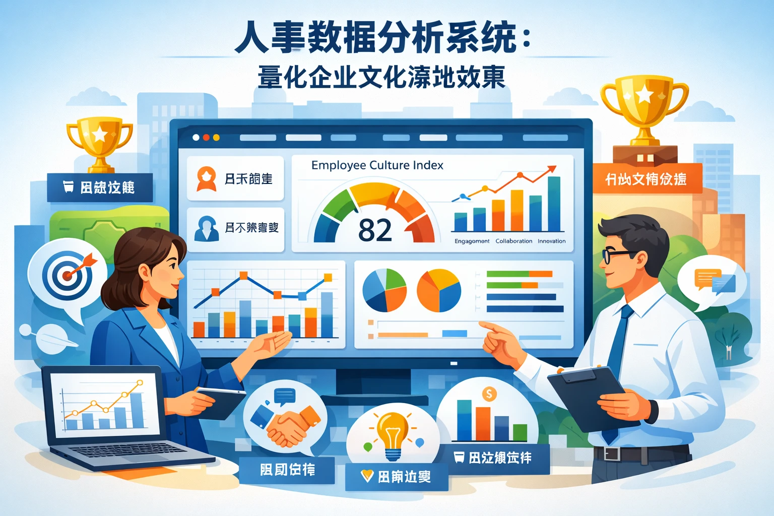 人事数据分析系统：量化企业文化落地效果