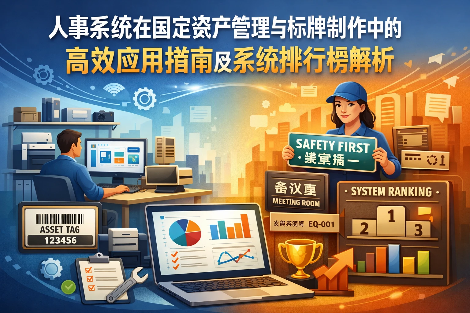 人事系统在固定资产管理与标牌制作中的高效应用指南及系统排行榜解析