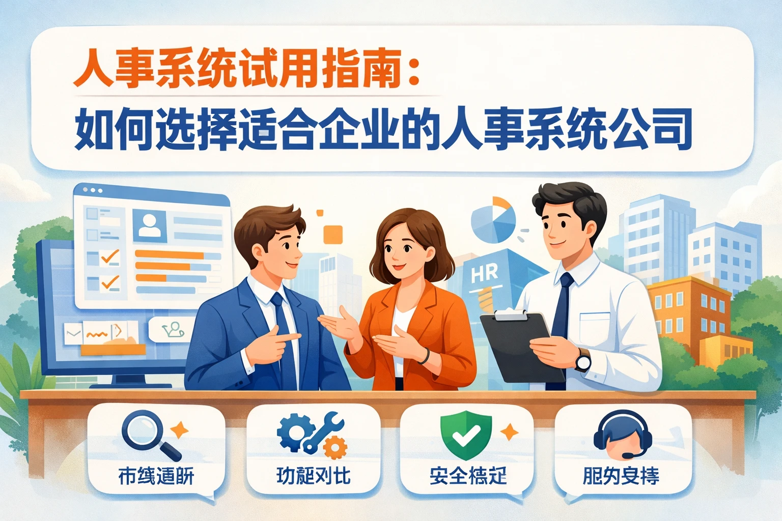人事系统试用指南:如何选择适合企业的人事系统公司