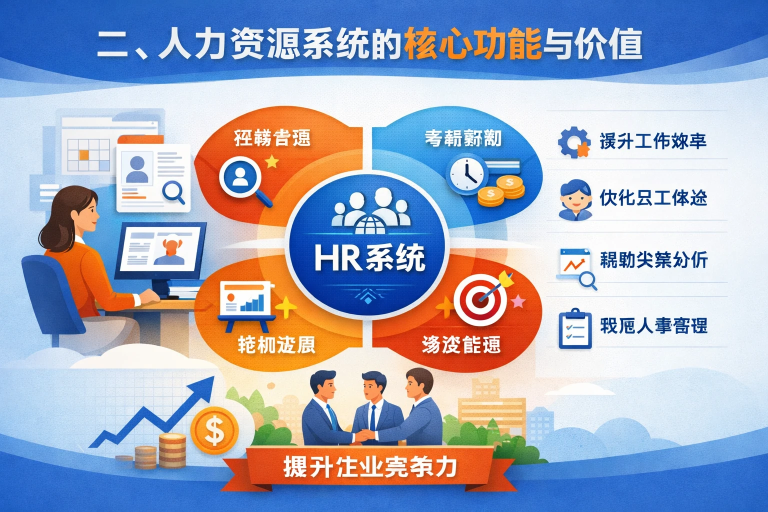 二、人力资源系统的核心功能与价值