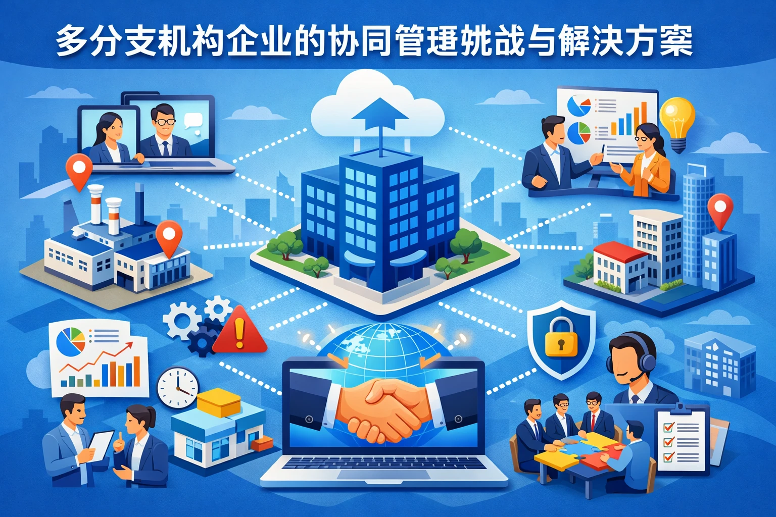 多分支机构企业的协同管理挑战与解决方案