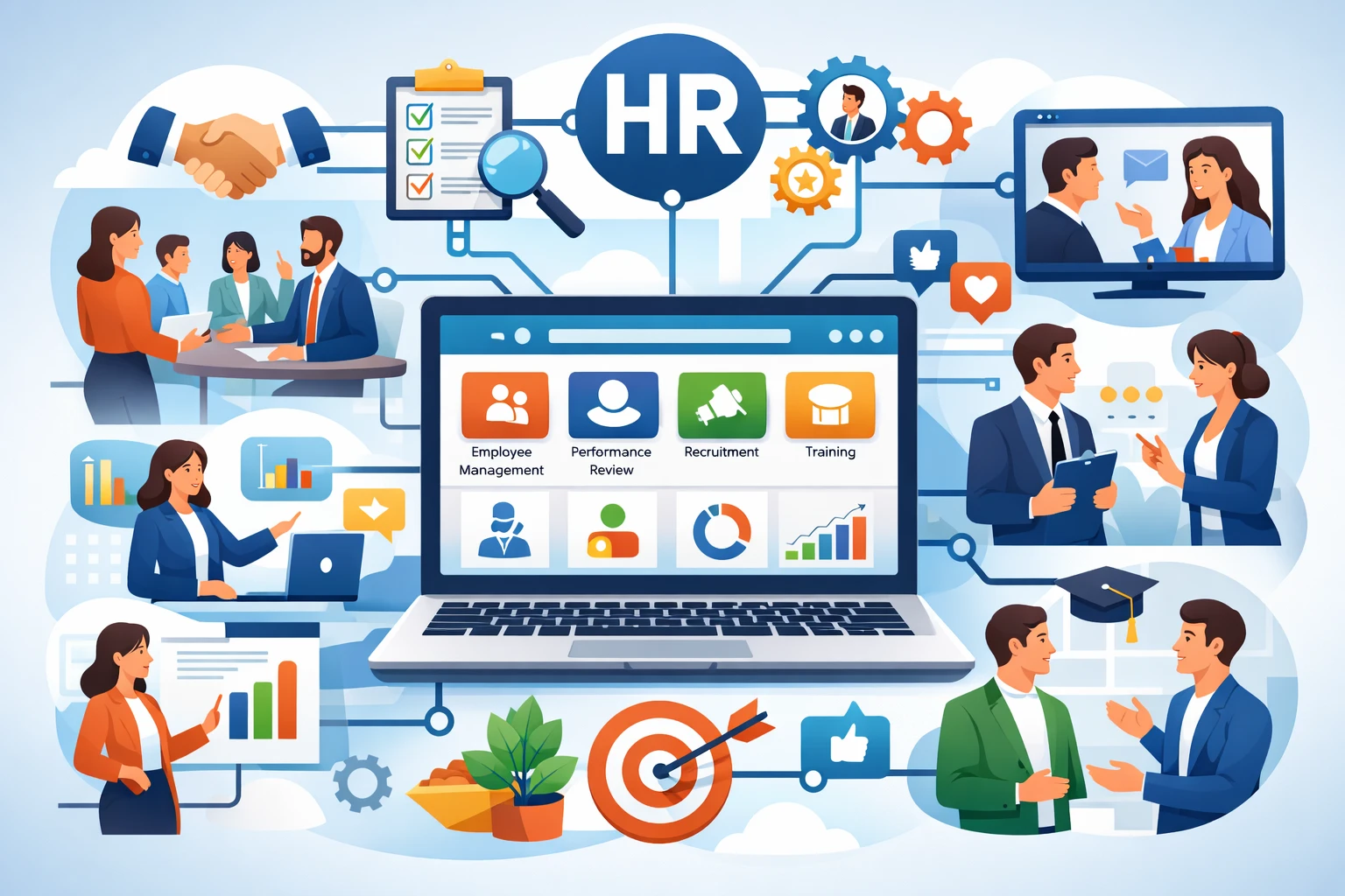 人力资源软件在职场关系管理中的核心作用