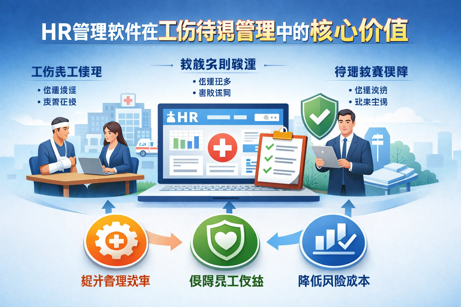 HR管理软件在工伤待遇管理中的核心价值