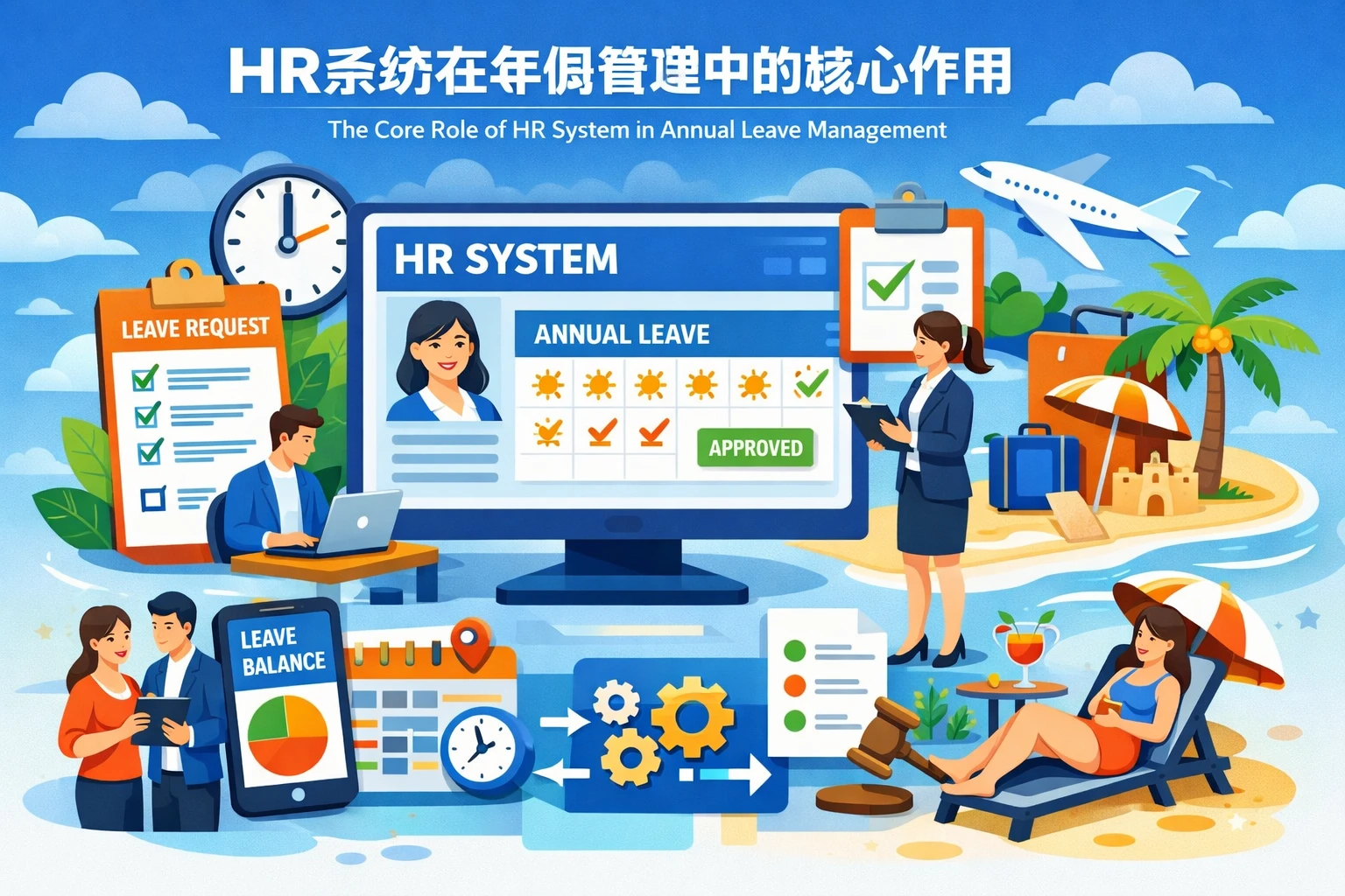 HR系统在年假管理中的核心作用