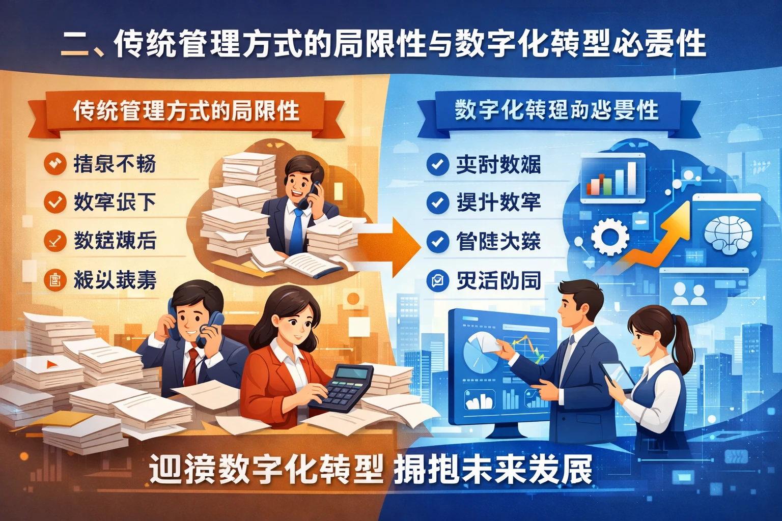 二、传统管理方式的局限性与数字化转型必要性