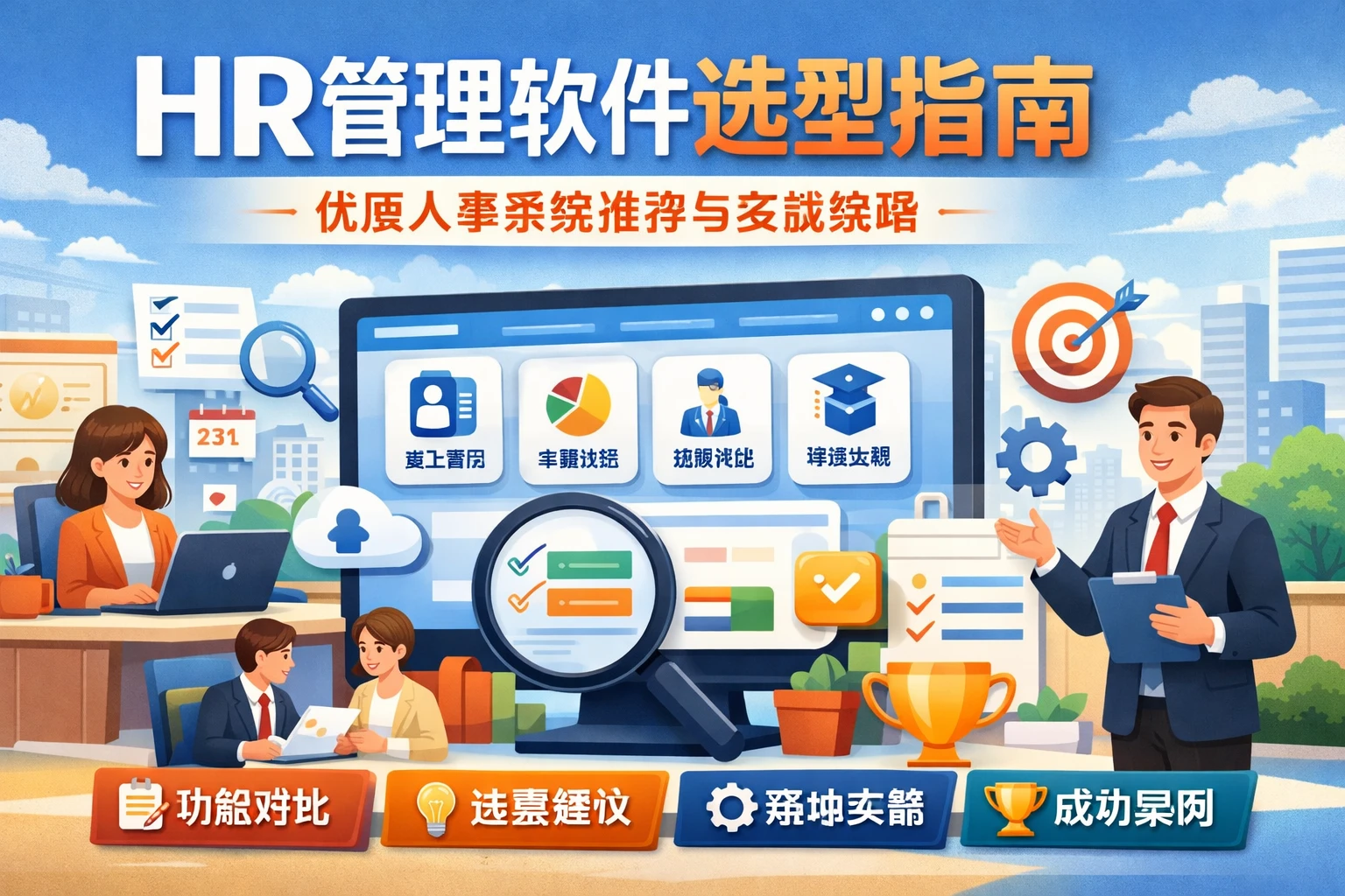 HR管理软件选型指南：优质人事系统推荐与实战策略