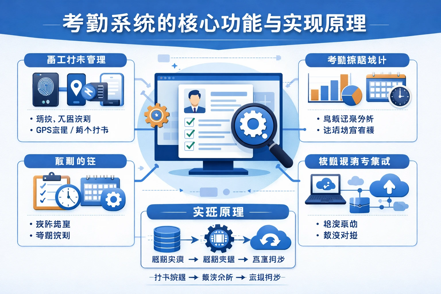 考勤系统的核心功能与实现原理
