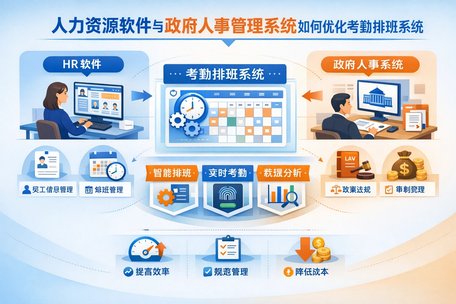 人力资源软件与政府人事管理系统如何优化考勤排班系统