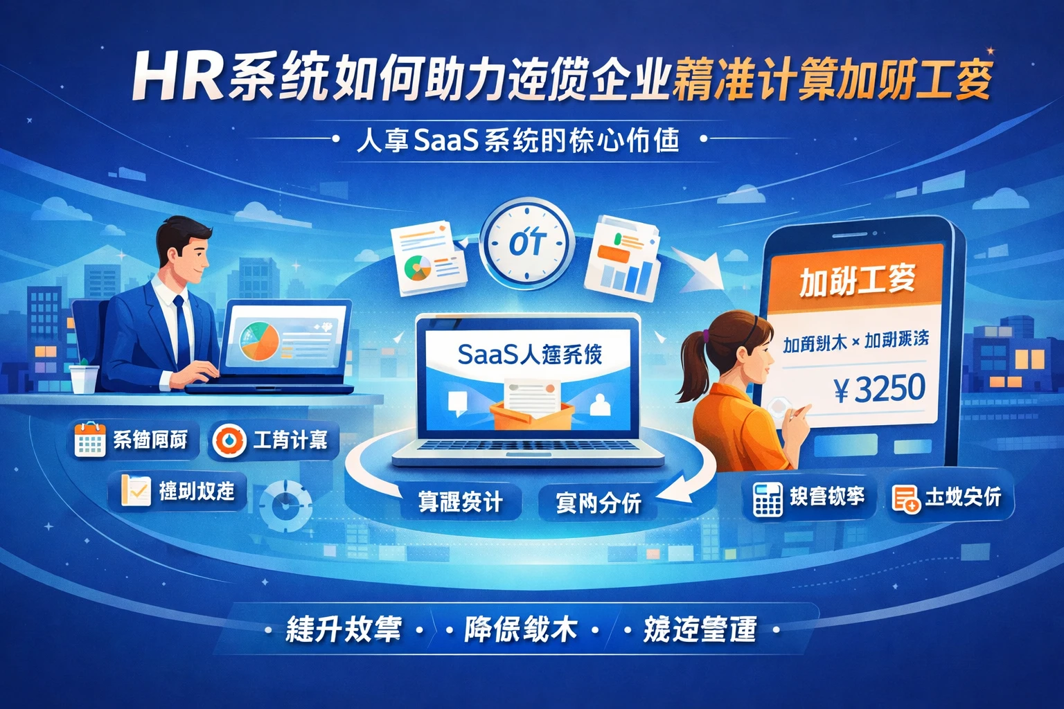 HR系统如何助力连锁企业精准计算加班工资——人事SaaS系统的核心价值