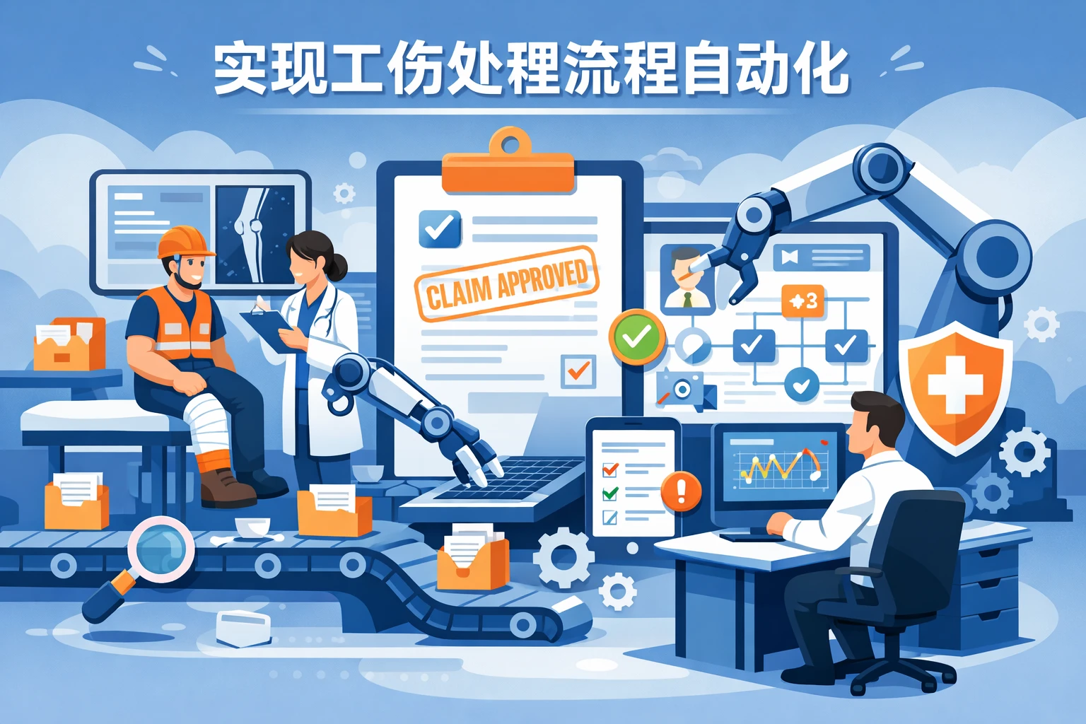 实现工伤处理流程自动化