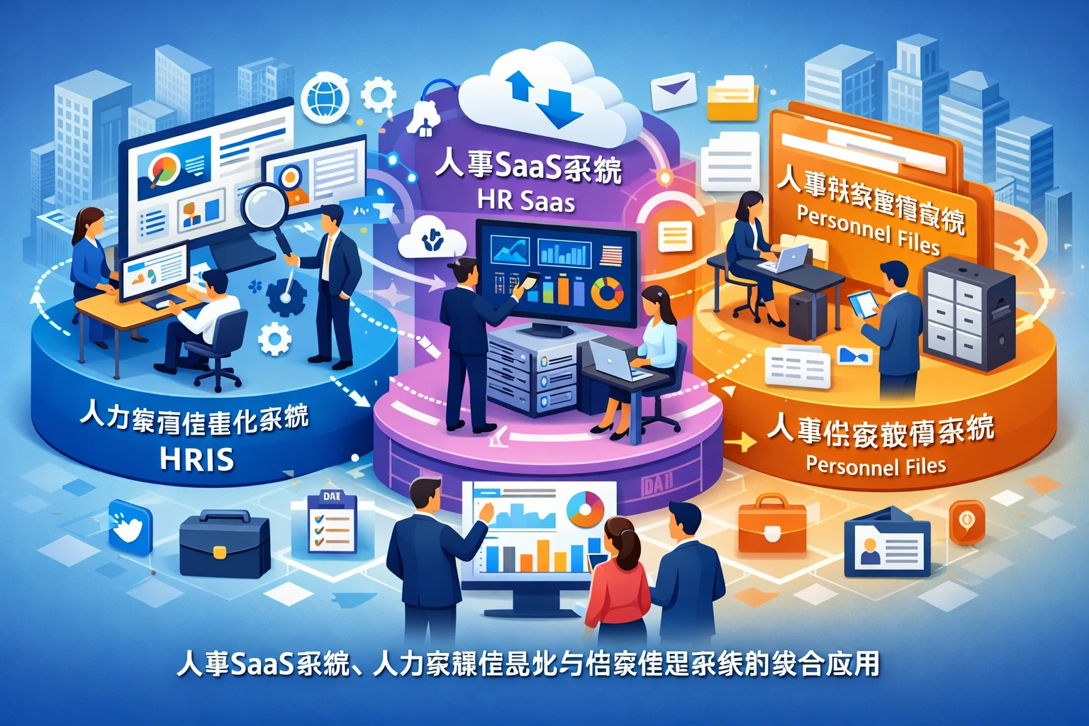 人力资源信息化系统、人事SaaS系统与人事档案管理系统在现代企业管理中的综合应用