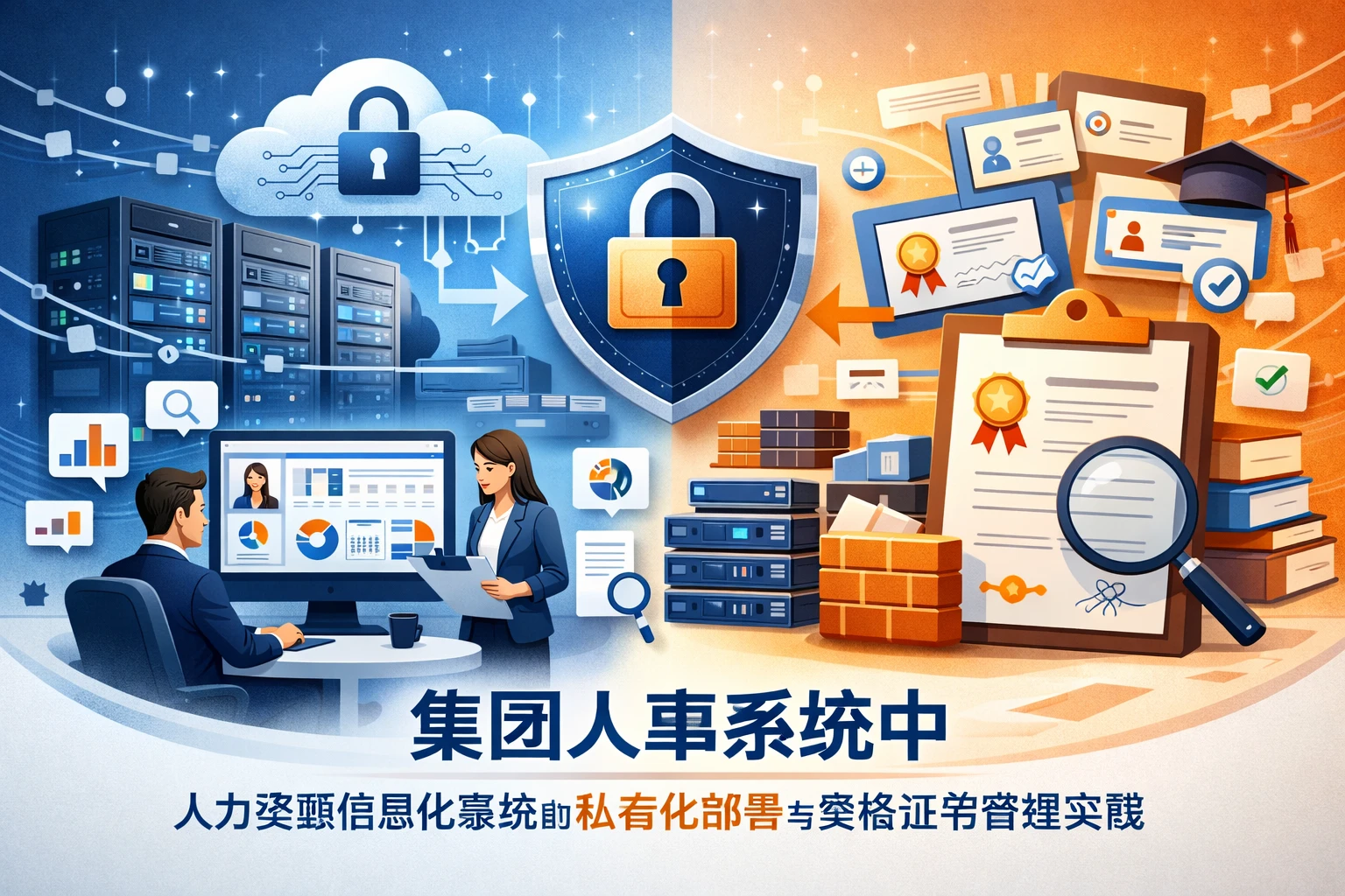 集团人事系统中人力资源信息化系统的私有化部署与资格证书管理实践