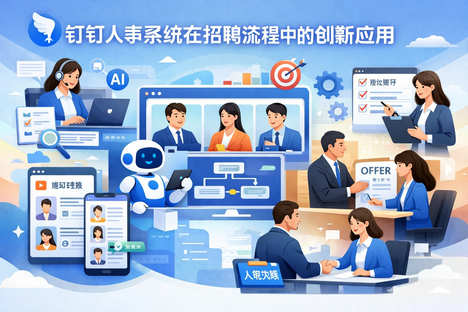 钉钉人事系统在招聘流程中的创新应用