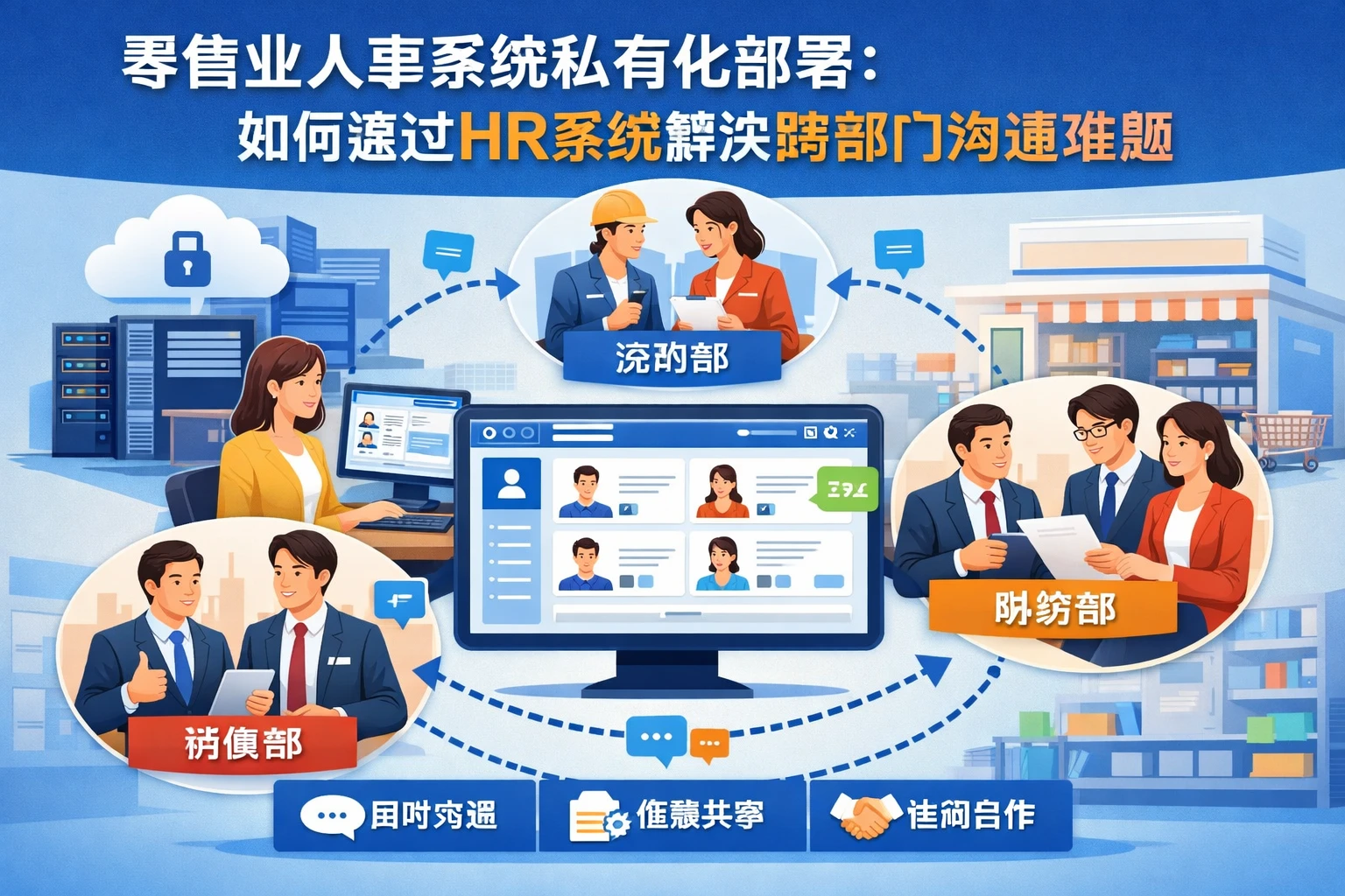 零售业人事系统私有化部署：如何通过HR系统解决跨部门沟通难题