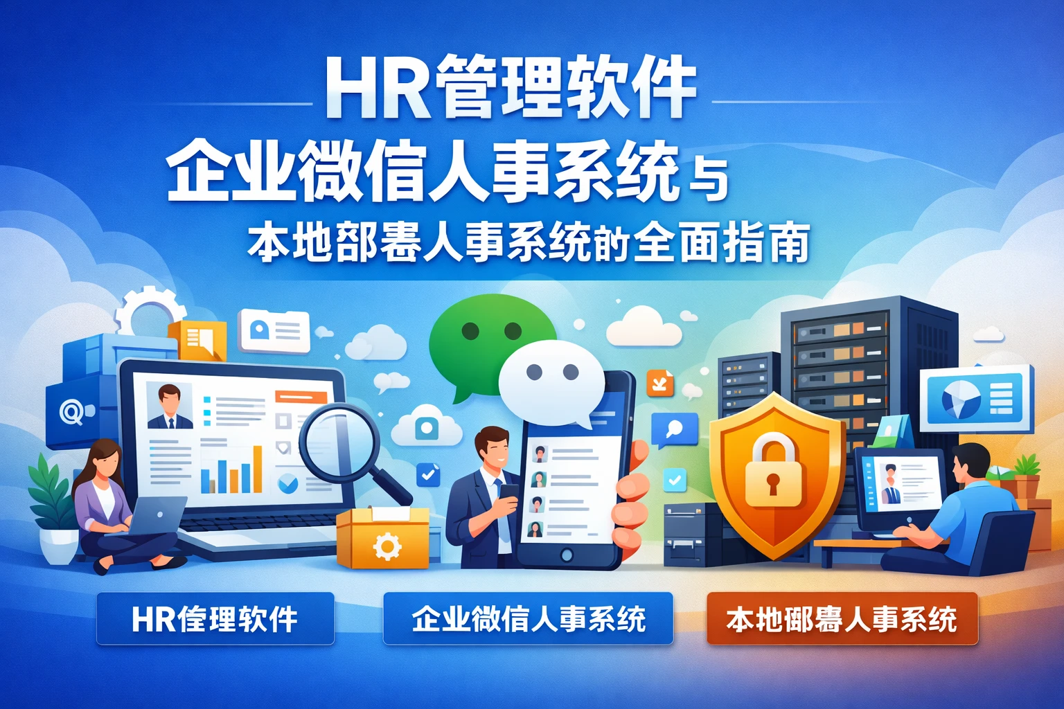 HR管理软件、企业微信人事系统与本地部署人事系统的全面指南