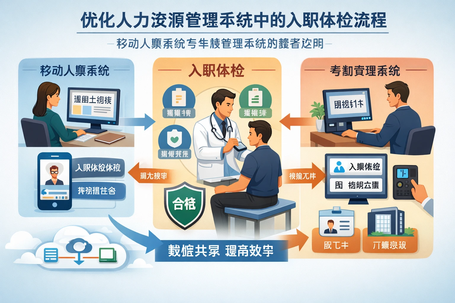 优化人力资源管理系统中的入职体检流程：移动人事系统与考勤管理系统的整合应用