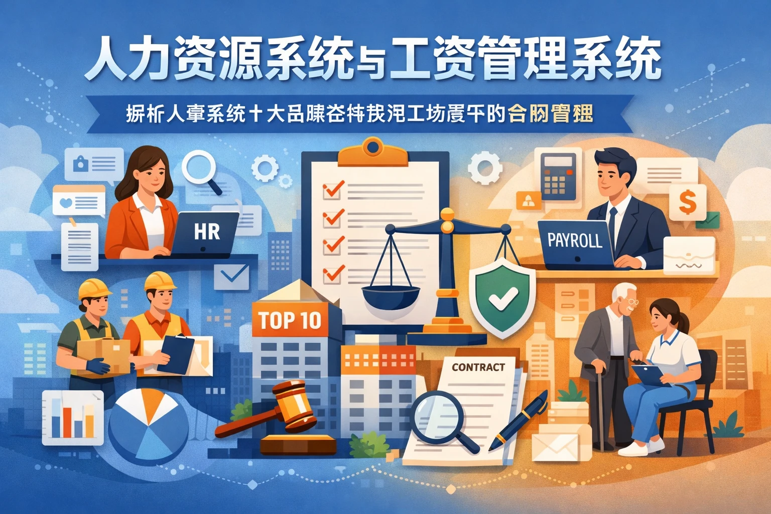 人力资源系统与工资管理系统：解析人事系统十大品牌在特殊用工场景下的合规管理