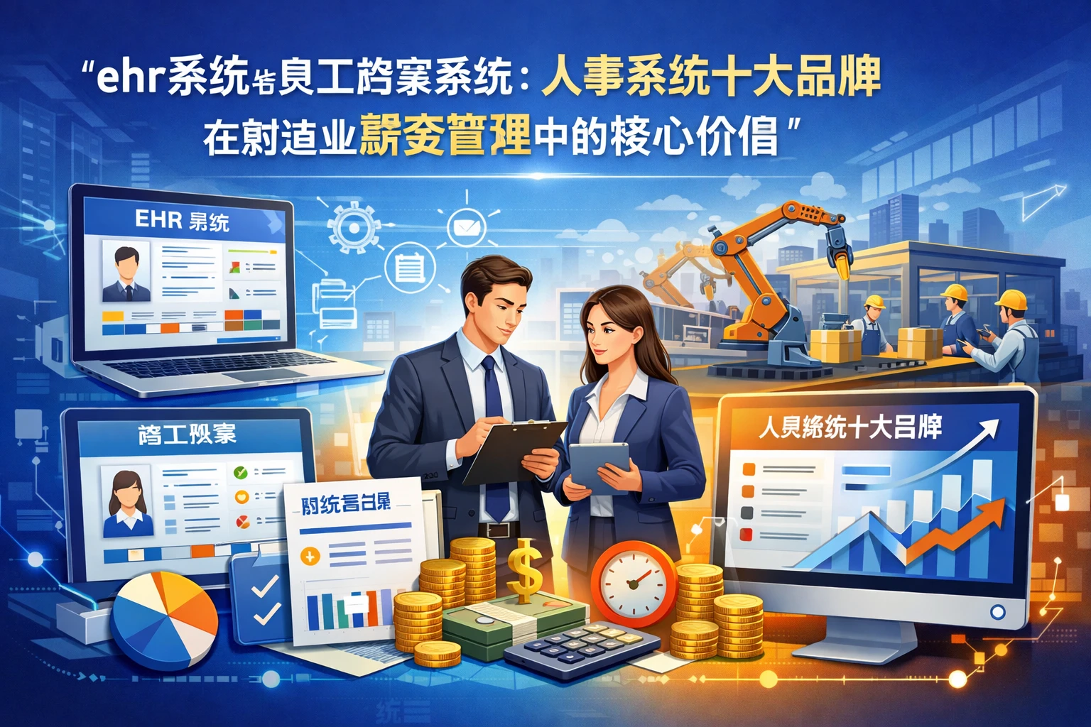 ehr系统与员工档案系统：人事系统十大品牌在制造业薪资管理中的核心价值